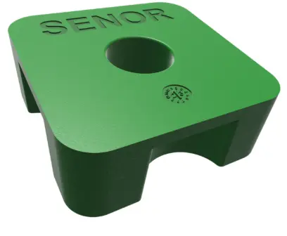 AMORTIGUADOR SUELO TS-80 150k verde (50 uds)